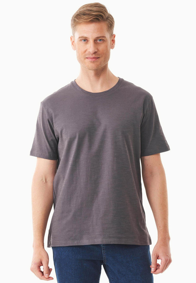 Heren Ronde hals T-shirt Asphalt