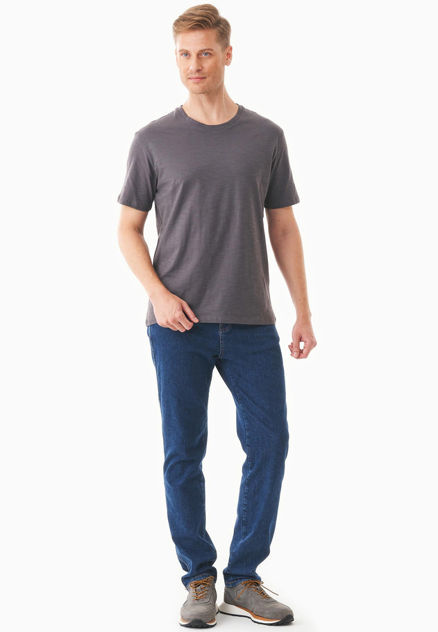 Heren Ronde hals T-shirt Asphalt