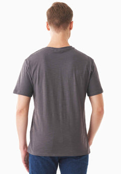 Heren Ronde hals T-shirt Asphalt
