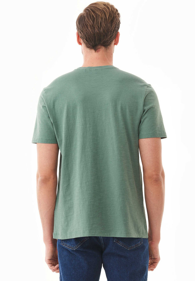 Heren Ronde hals T-shirt Green Tea