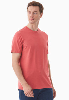 Men's Basic Round Neck T-Shirt Radiant Red