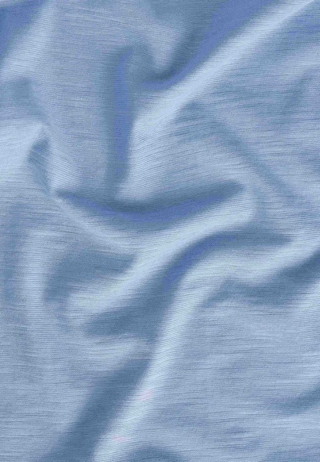 Heren V-hals T-shirt Ice Blue
