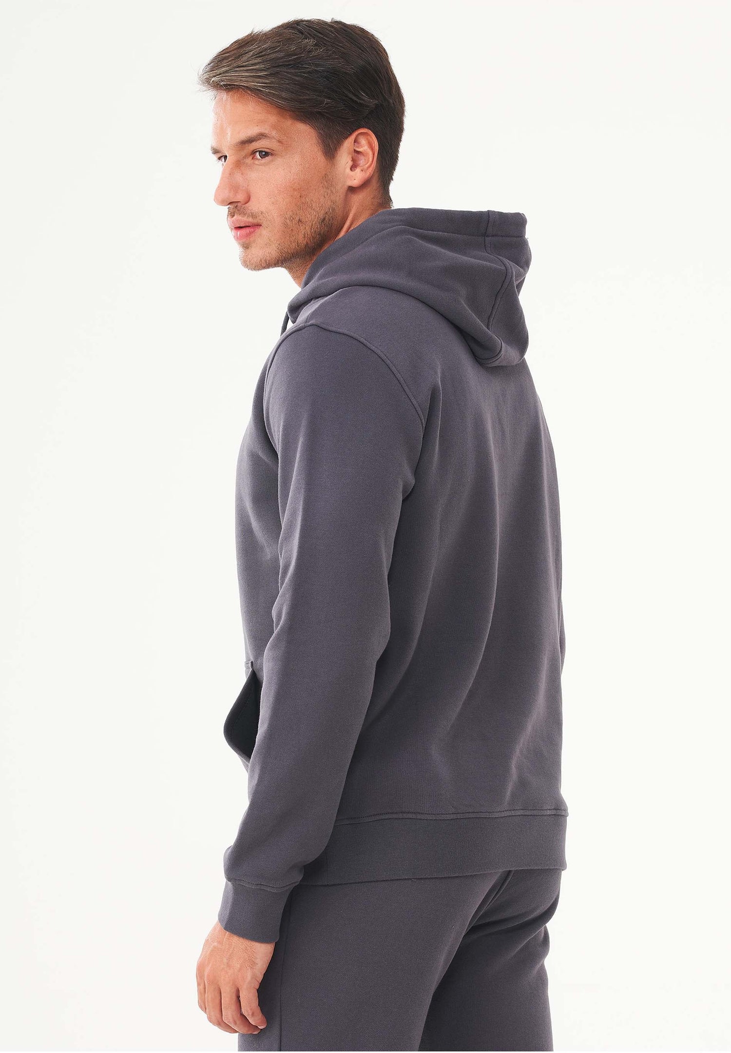 Heren Hoodie Asfalt