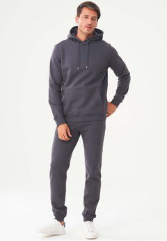Heren Hoodie Asfalt