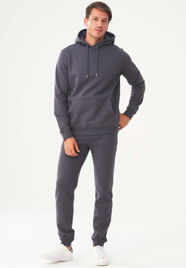Heren Hoodie Asfalt