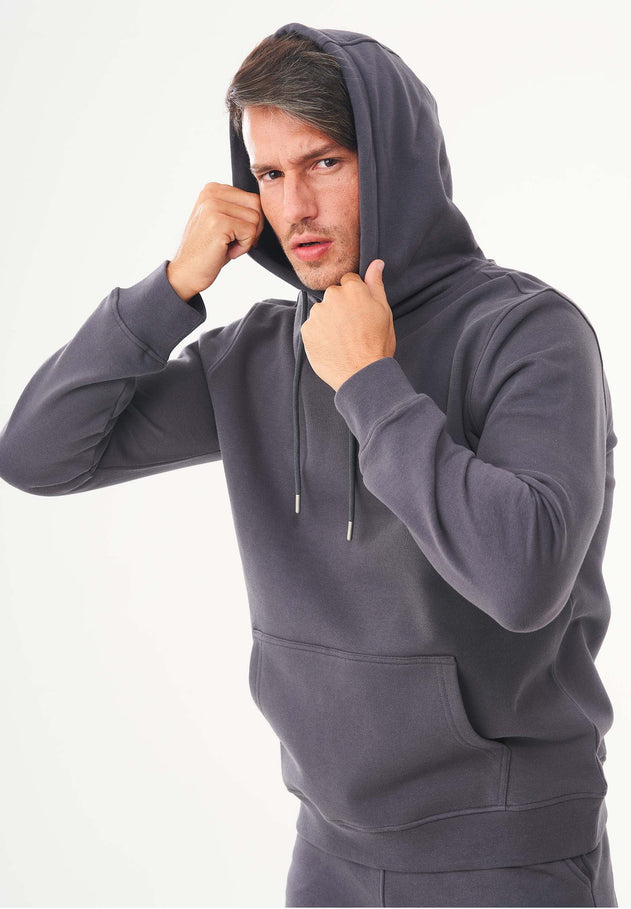 Heren Hoodie Asfalt