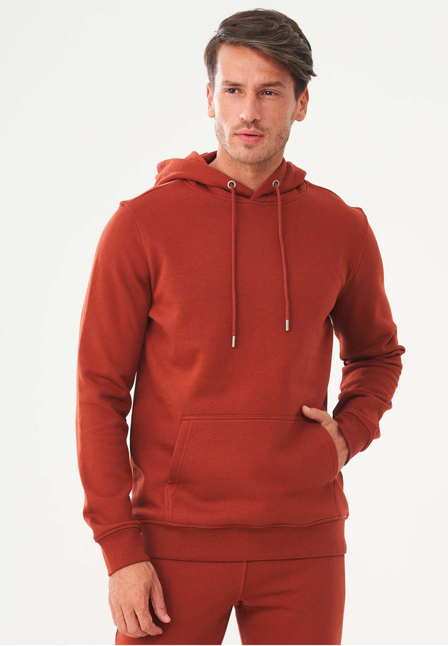 Heren Hoodie Gemberbruin