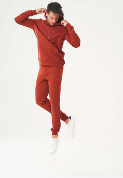 Heren Hoodie Gemberbruin