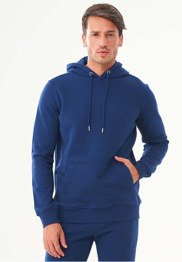 Heren Hoodie Marineblauw