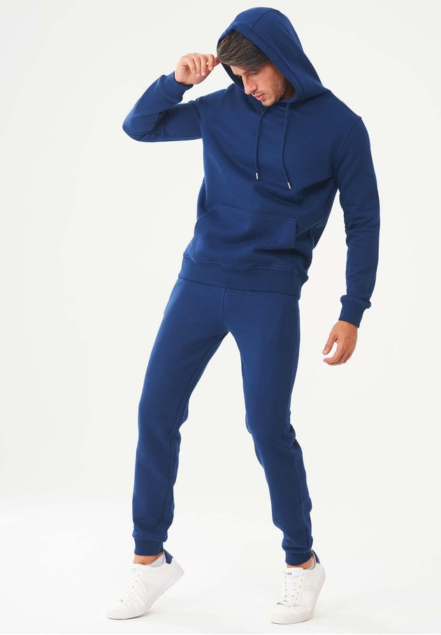 Heren Hoodie Marineblauw