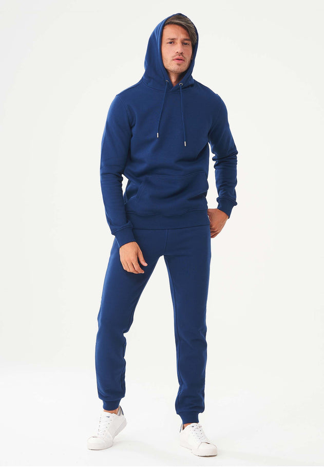 Heren Hoodie Marineblauw