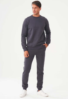 Heren Fleece Joggingbroek Asphalt