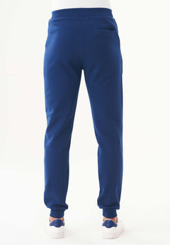 Heren Fleece Joggingbroek Marineblauw