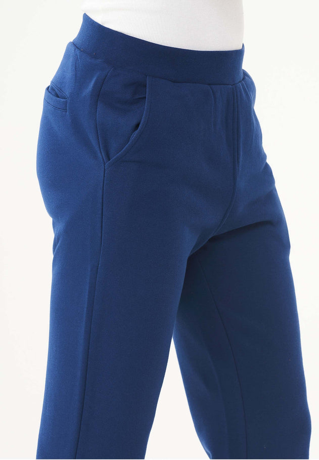 Heren Fleece Joggingbroek Marineblauw