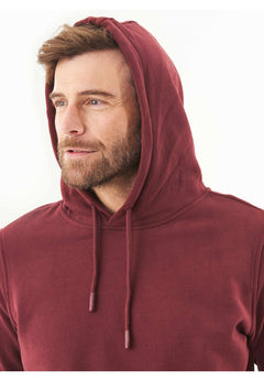 Heren Basic Soft Touch Hoodie Bordeaux