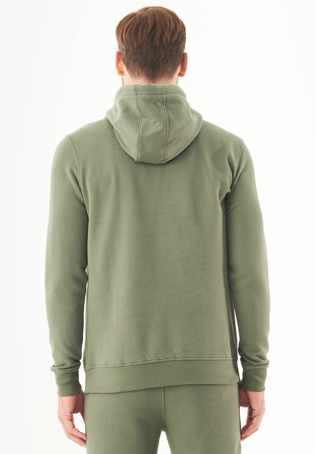 Heren Basic Soft Touch Hoodie Middenolijf