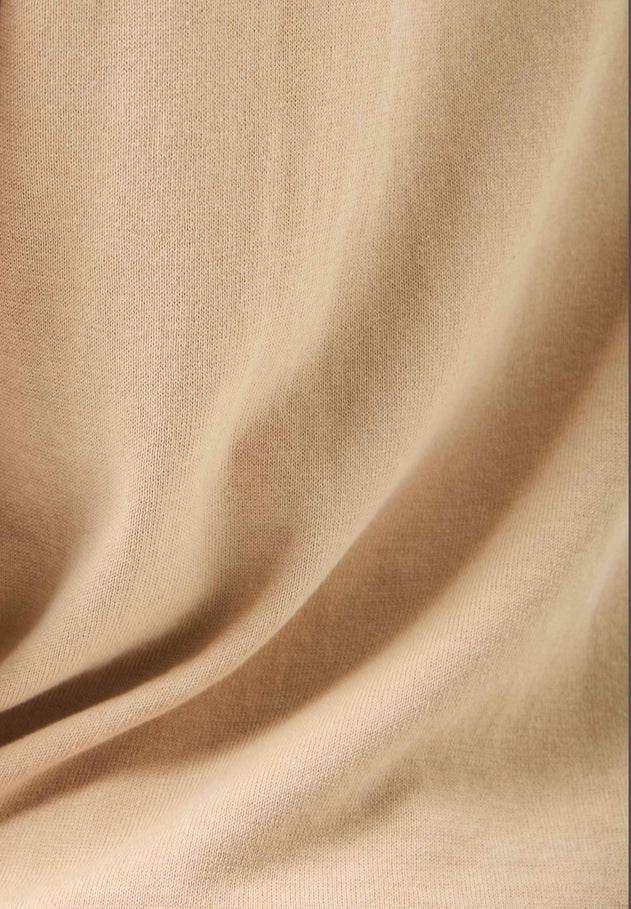 Men's Organic Cotton Turtleneck Sweater Beige