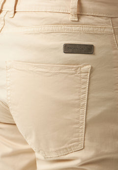 Heren Regular fit Biokatoen Short Beige