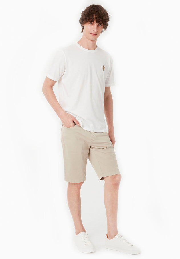Heren Regular fit Short Feather Beige