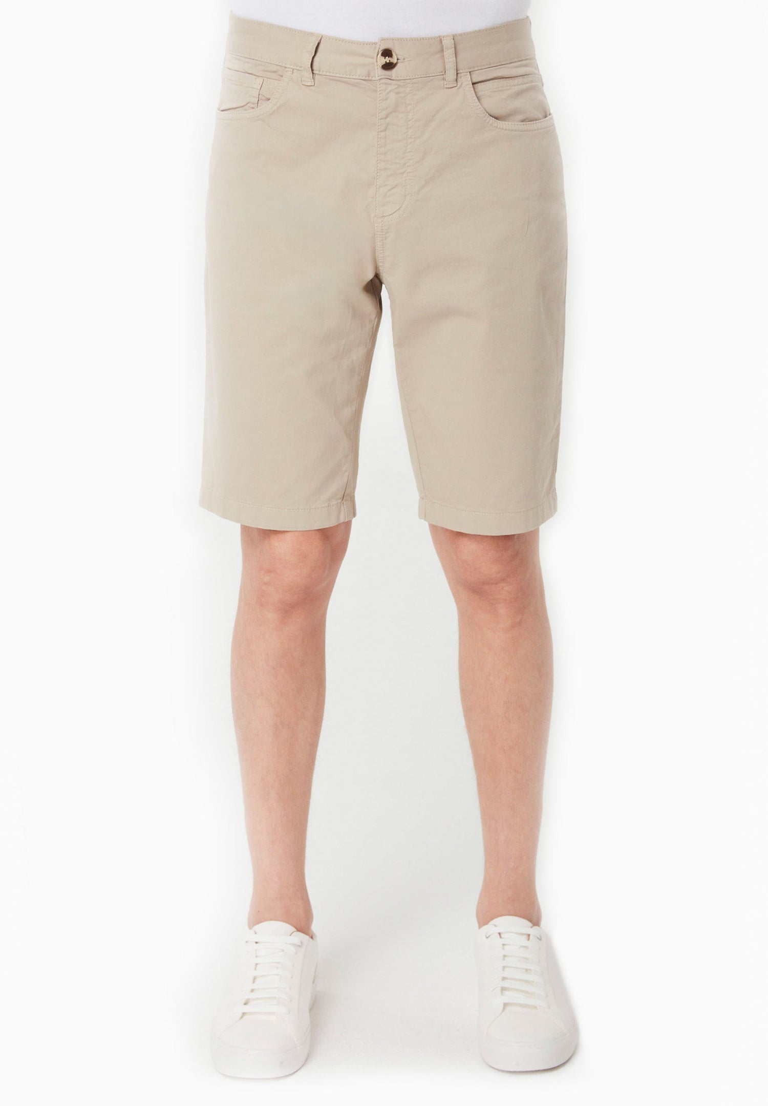 Heren Regular fit Short Feather Beige