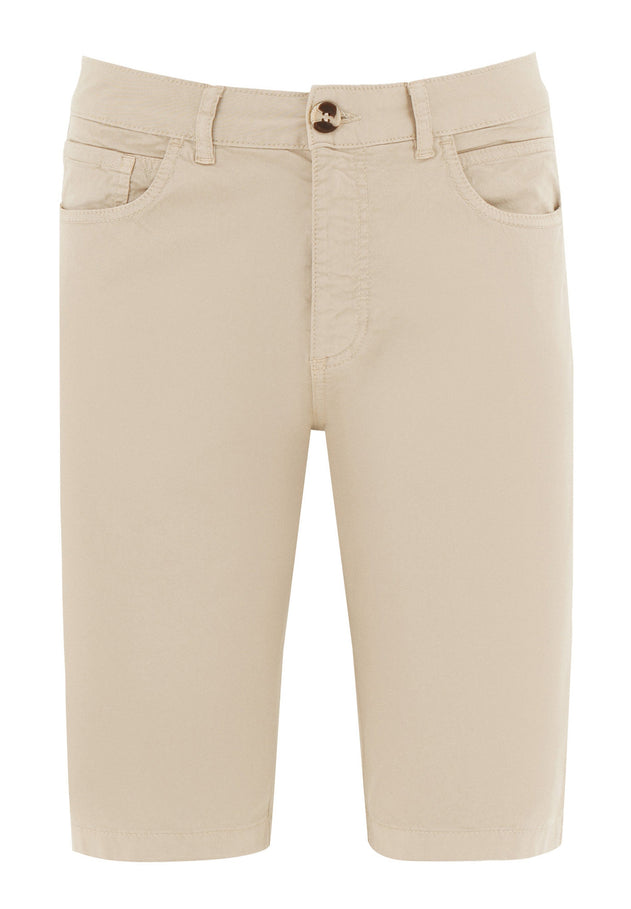 Heren Regular fit Short Feather Beige