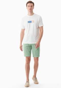 Heren Regular fit Short Matcha Green