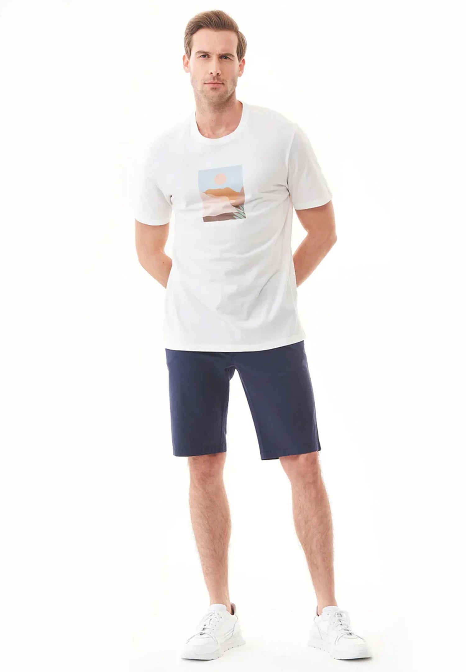 Heren Regular fit Short Marineblauw