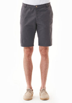 Heren Slim fit Chino short Asphalt
