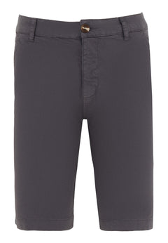 Heren Slim fit Chino short Asphalt