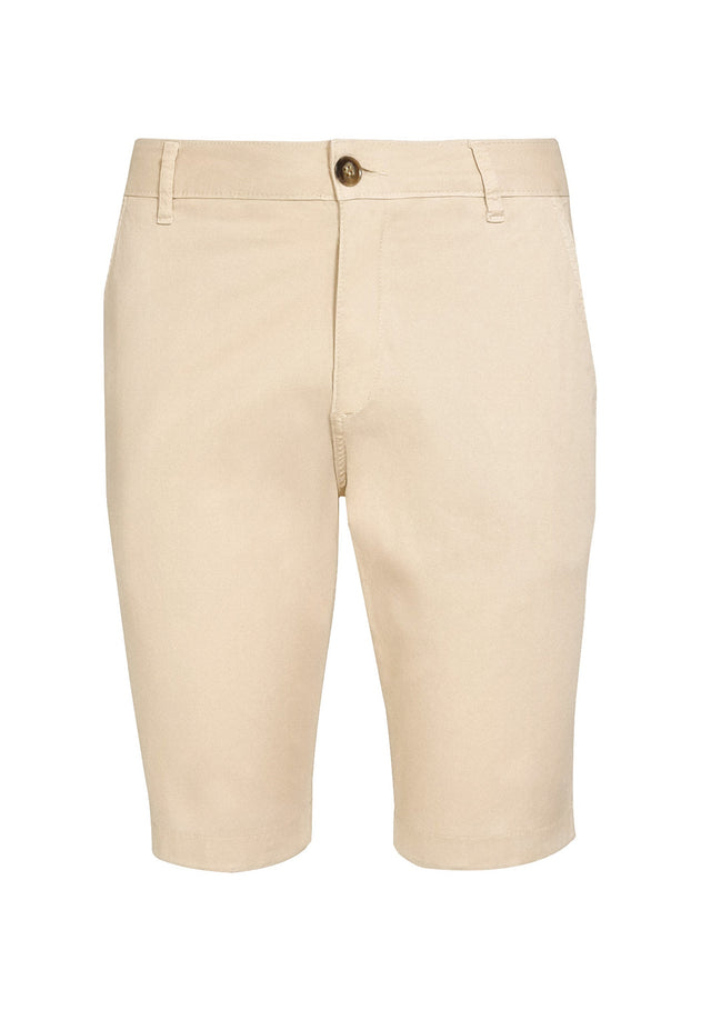 Heren Slim fit Chino short Beige