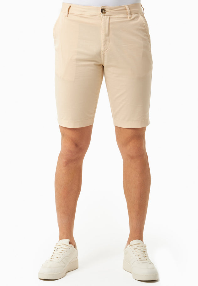 Heren Slim fit Chino short Beige
