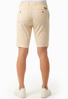 Heren Slim fit Chino short Beige