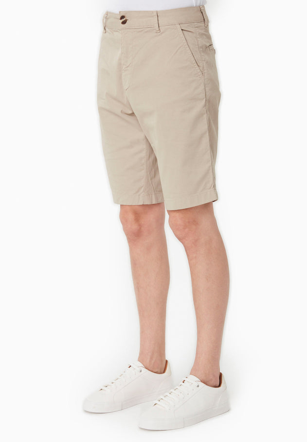 Heren Slim fit Chino short Feather Beige