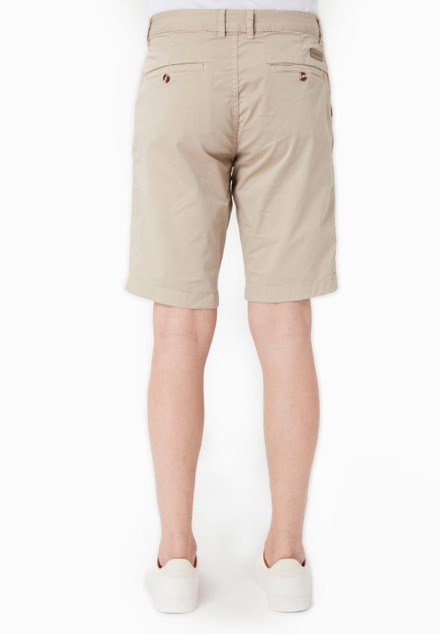 Heren Slim fit Chino short Feather Beige