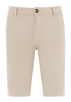 Heren Slim fit Chino short Feather Beige