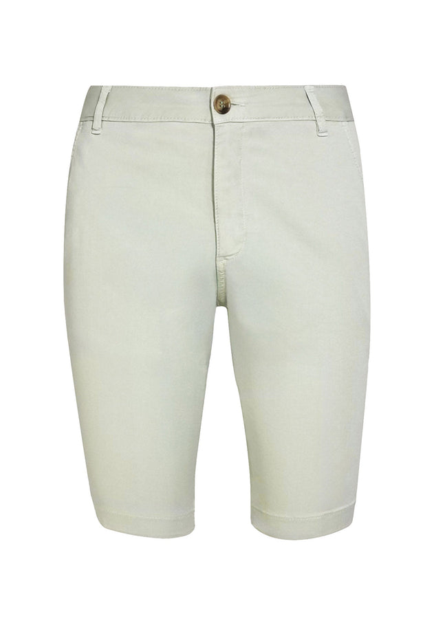 Heren Slim fit Chino short Green Moss