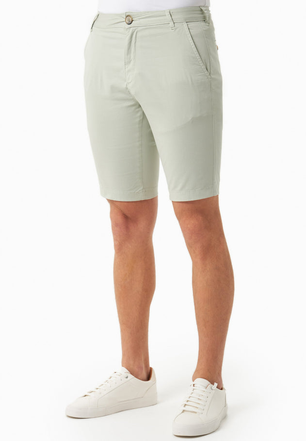 Heren Slim fit Chino short Green Moss