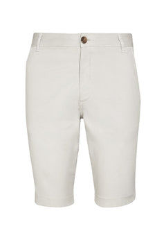 Heren Slim fit Chino short Lichtgrijs