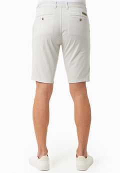 Heren Slim fit Chino short Lichtgrijs
