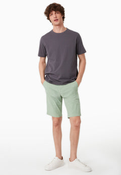 Heren Slim fit Chino short Matcha Green