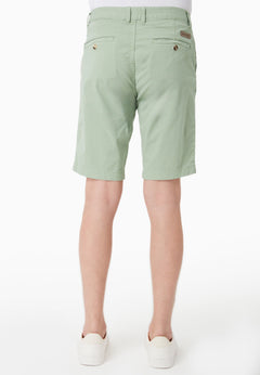 Heren Slim fit Chino short Matcha Green