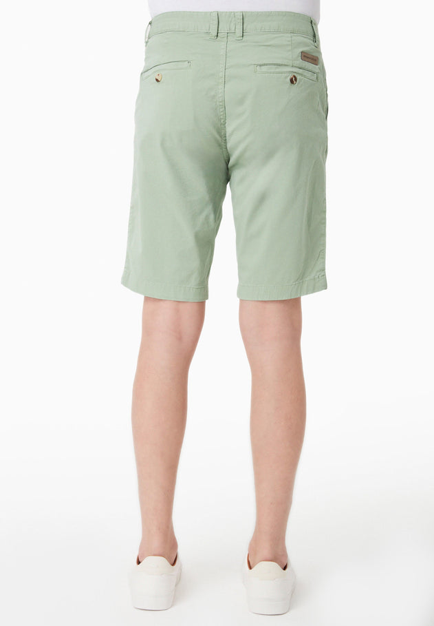 Heren Slim fit Chino short Matcha Green
