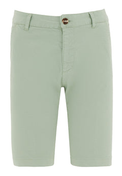 Heren Slim fit Chino short Matcha Green