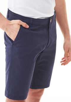Heren Slim fit Chino short Marineblauw