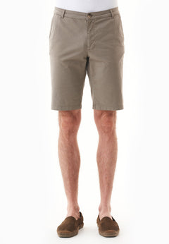Heren Slim fit Chino short Smokey Olive