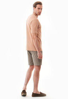 Heren Slim fit Chino short Smokey Olive