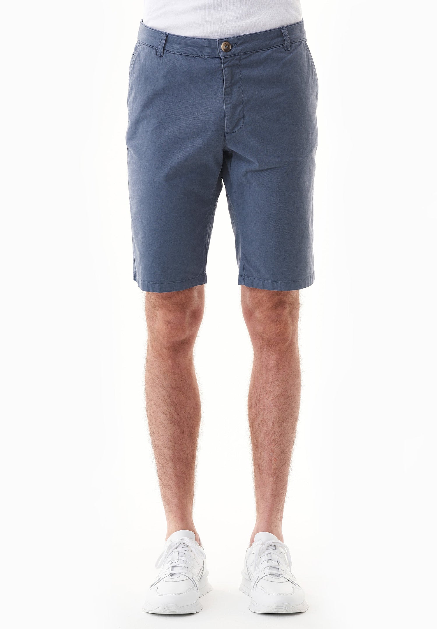 Heren Slim fit Chino short Vintage Blue