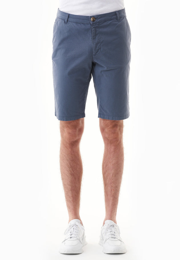 Heren Slim fit Chino short Vintage Blue