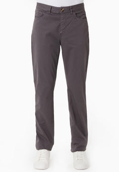 Men's Regular-Fit Organic Cotton Trousers Asphalt