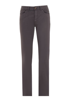 Men's Regular-Fit Organic Cotton Trousers Asphalt